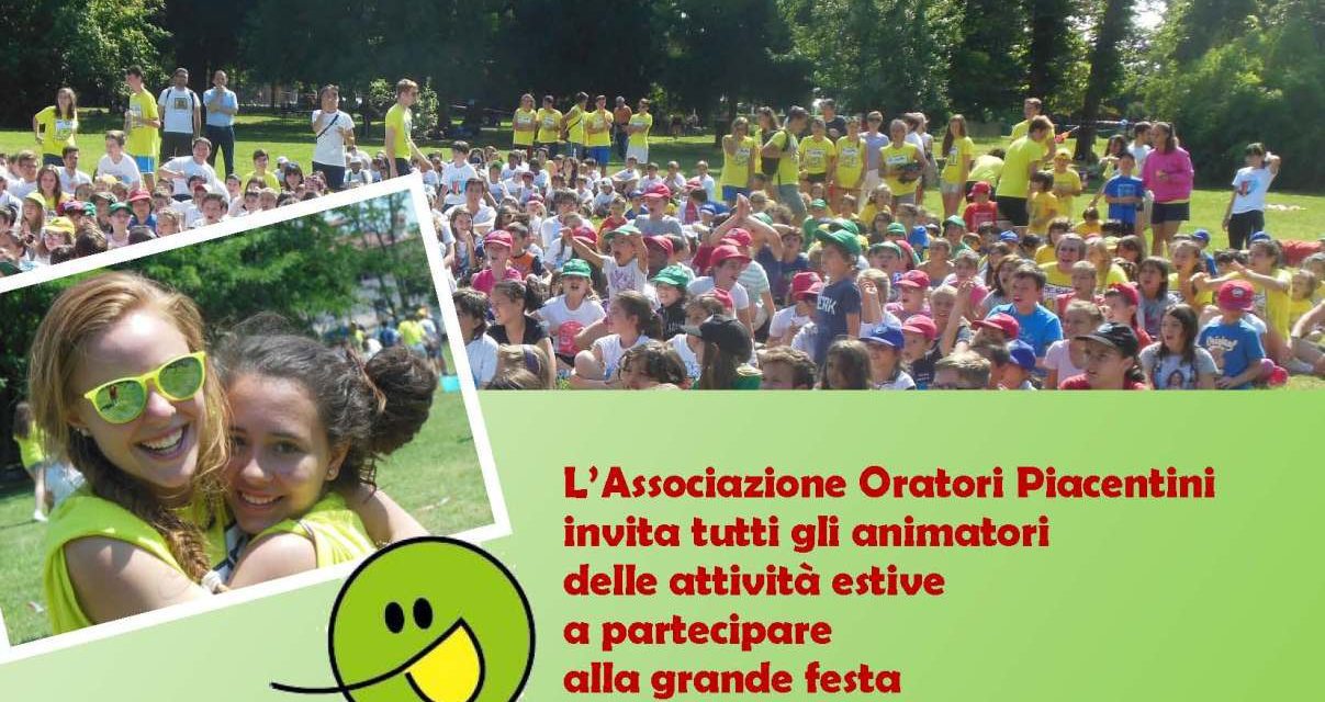 Oratori piacentini: festa degli animatori