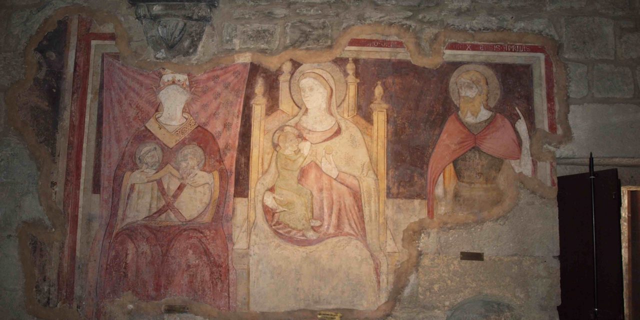 Il restauro degli antichi affreschi della Chiesa di Vigoleno
