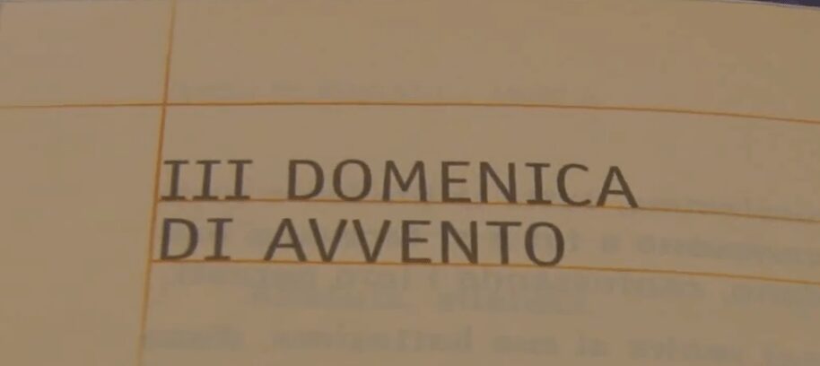 Vangelo di domenica 15 Dicembre 2019 – Terza di Avvento