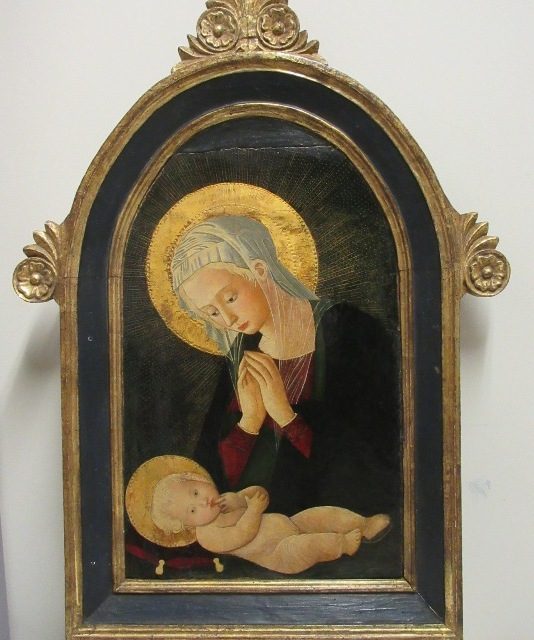 “La Madonna in adorazione del Bambino”: restituita a Castell’Arquato