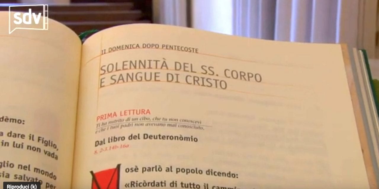 Vangelo di domenica 14 giugno 2020 – Corpus Domini