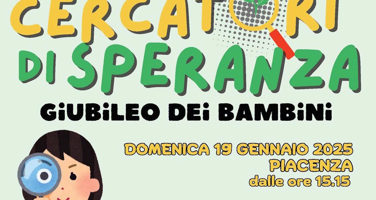 GIUBILEO DEI BAMBINI: POMERIGGIO CON IL VESCOVO