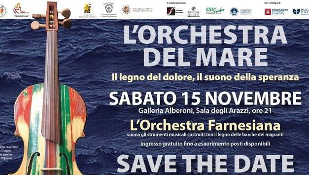 “ORCHESTRA DEL MARE”: CONCERTO AGLI ARAZZI